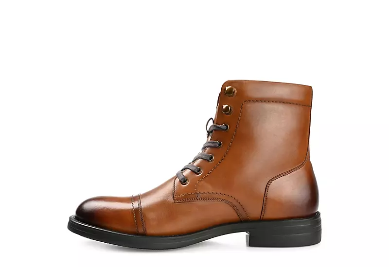 Thomas & Vine Mens Darko Lace-up Boot - Cognac - Image 4