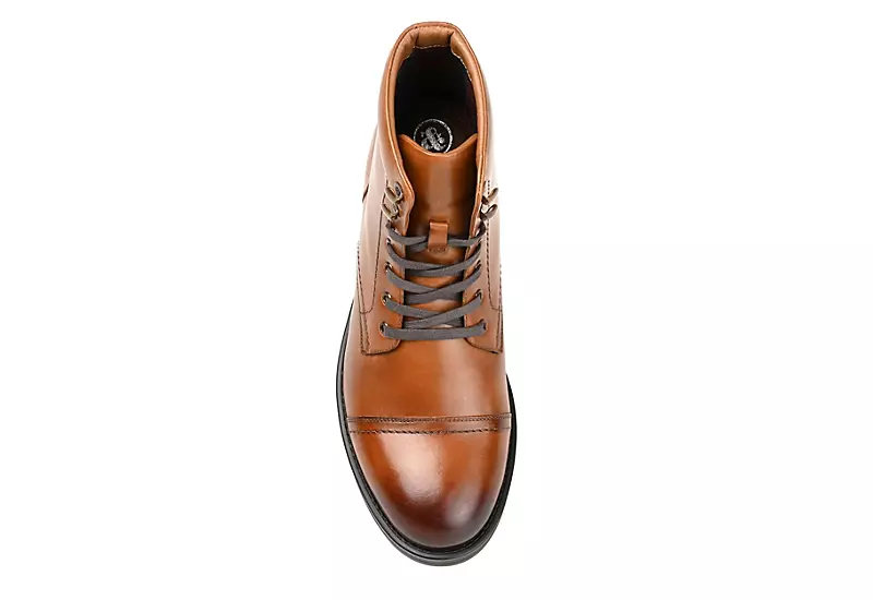 Thomas & Vine Mens Darko Lace-up Boot - Cognac - Image 6
