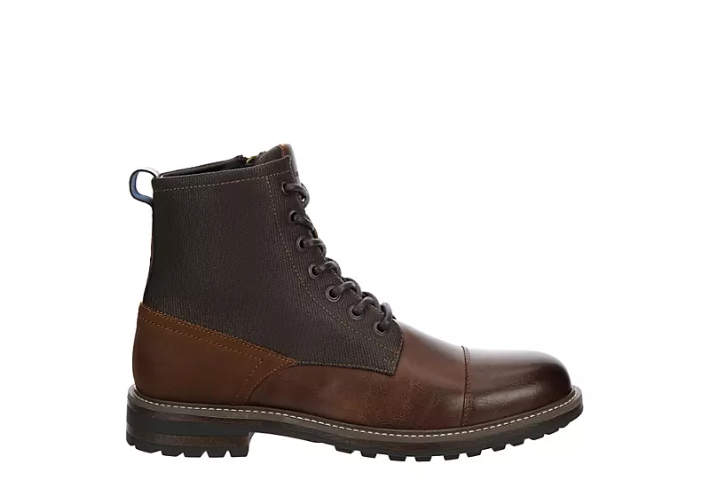 Franco Fortini Mens James Lace-up Boot - Brown - Image 2