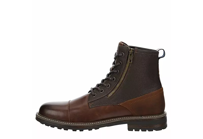 Franco Fortini Mens James Lace-up Boot - Brown - Image 4