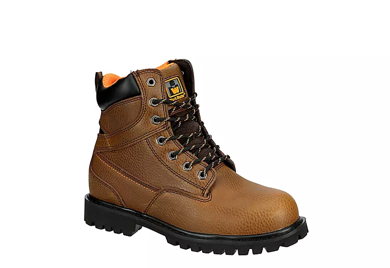 Work Master Mens Mt. Prospect Bl Work Boot - Brown