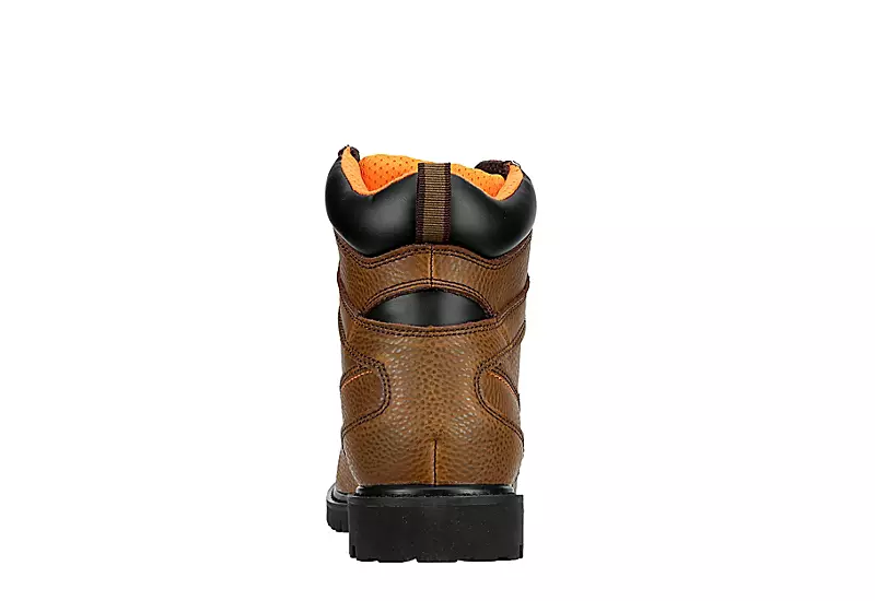 Work Master Mens Mt. Prospect Bl Work Boot - Brown - Image 5