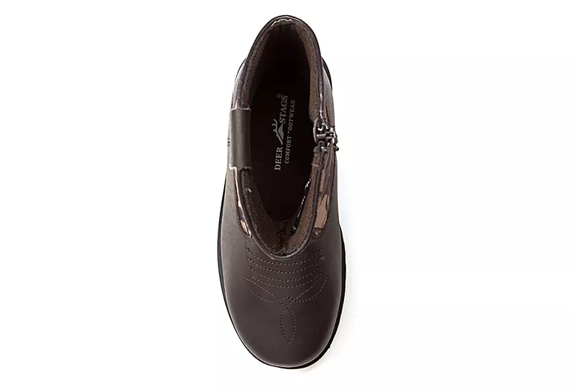 Deer Stags Boys Tour Western Boot - Camo - Image 6