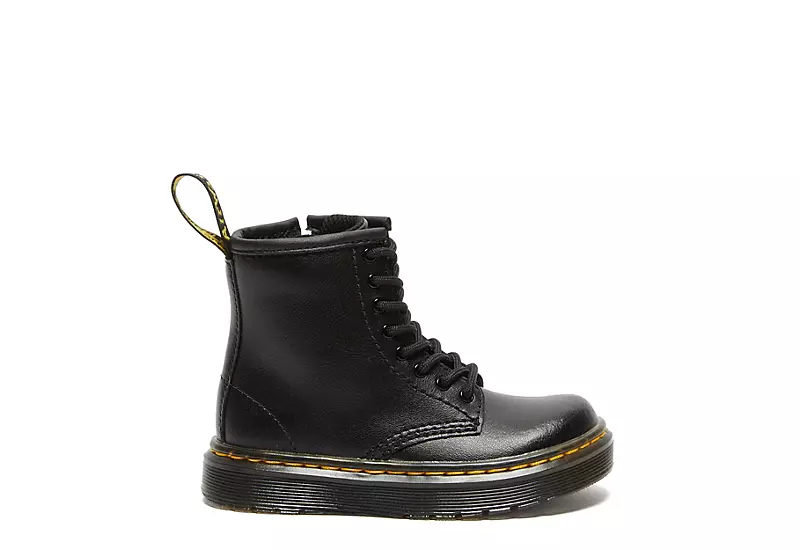 Dr. Martens Dr.martens Boys Infant Zavala Combat Boot - Black - Image 2