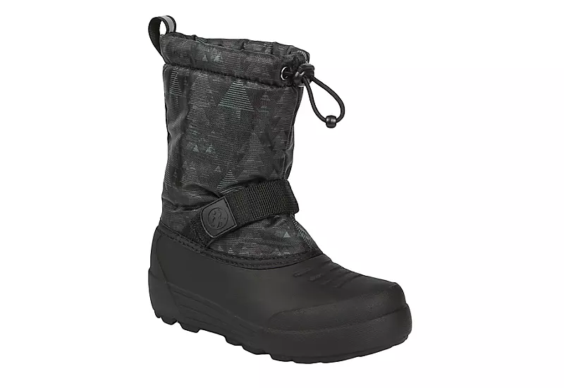 Northside Boys Infant Frosty Snow Boot - Black