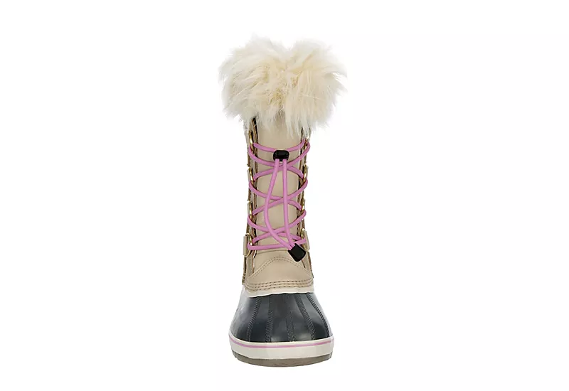 Sorel Girls Joan Of Arctic Wp Snow Boot - Tan - Image 3