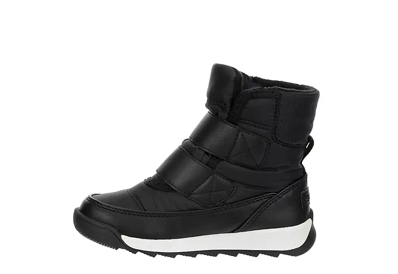 Sorel Boys Whitney Ii Strap Wp Snow Boot - Black - Image 4