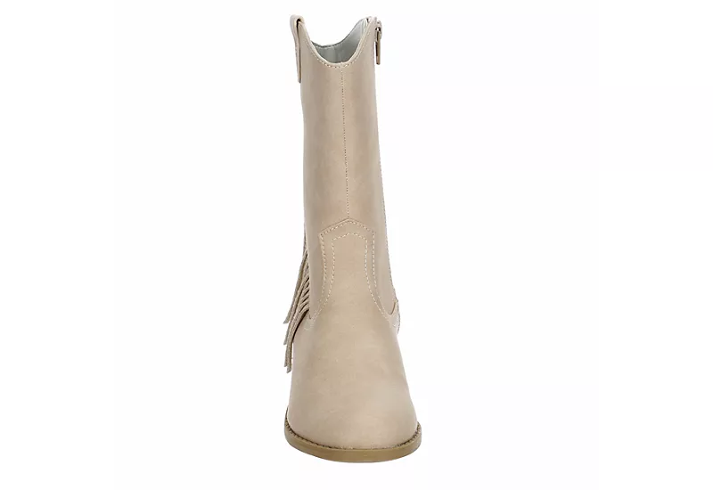 Dv By Dolce Vita Girls Lillyth Western Boot - Off White - Image 3