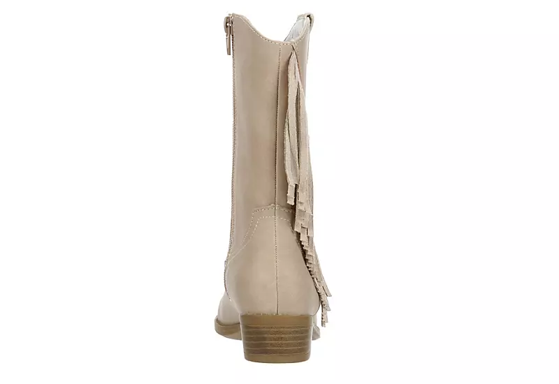 Dv By Dolce Vita Girls Lillyth Western Boot - Off White - Image 5