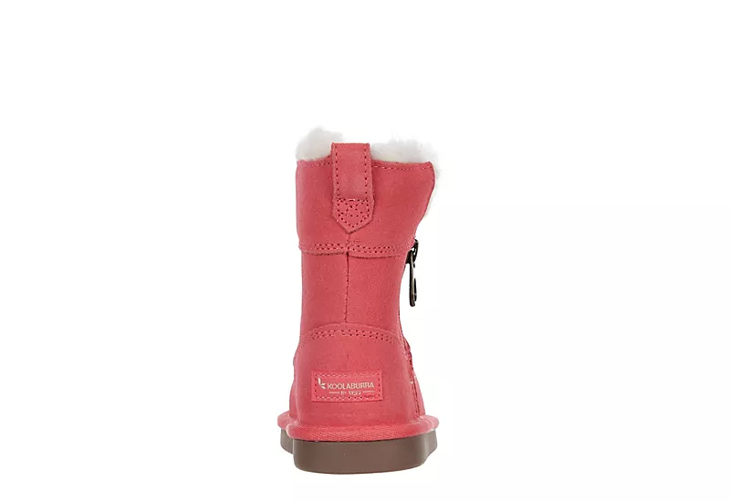 Koolaburra By Ugg Girls Infant Aribel Short Fur Boot - Pink - Image 5