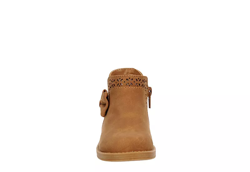 Cupcake Couture Girls Infant Lil Janie Bootie - Chestnut - Image 3