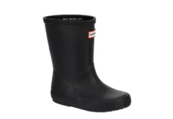 Hunter Boots Llc Boys Infant Original First Classic Rain Boot - Black