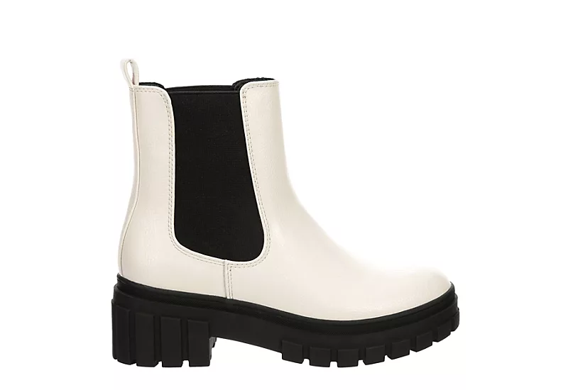 Cupcake Couture Girls Teagan Chelsea Boot - Ivory - Image 2