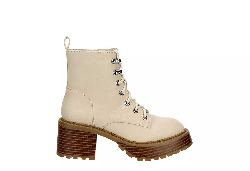 Limelight Girls Elleri Lace Up Boot - Ivory - Image 2