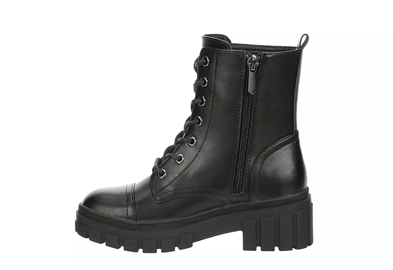 Cupcake Couture Girls Roxanne Combat Boot - Black - Image 4