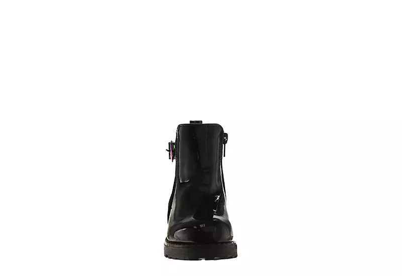 Badgley Mischka Girls Infant Prissy Chelsea Boot - Black - Image 3