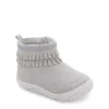 Stride Rite Girls Infant Crib Bianca Boot - Grey